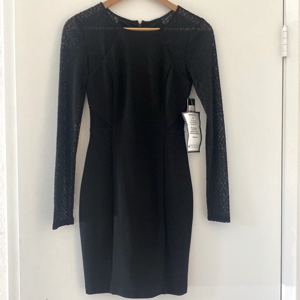 Must see pics, Guess Black Tailored Special Occasion Fitted Mini Dress